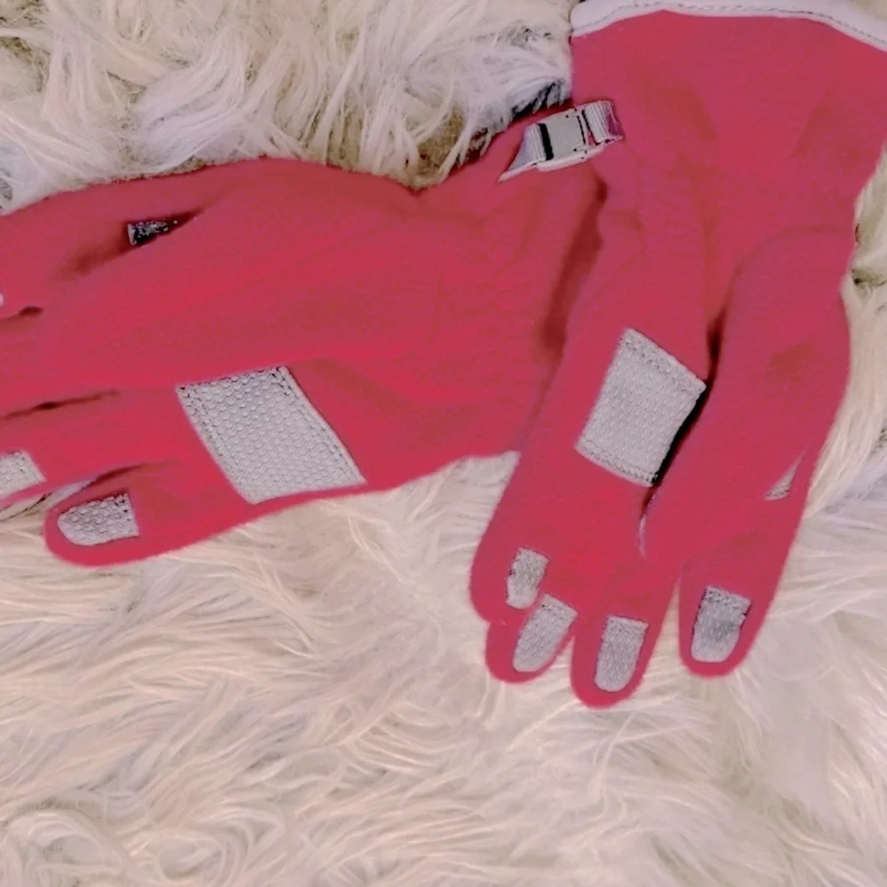 The North Face Pink Fleece Gloves